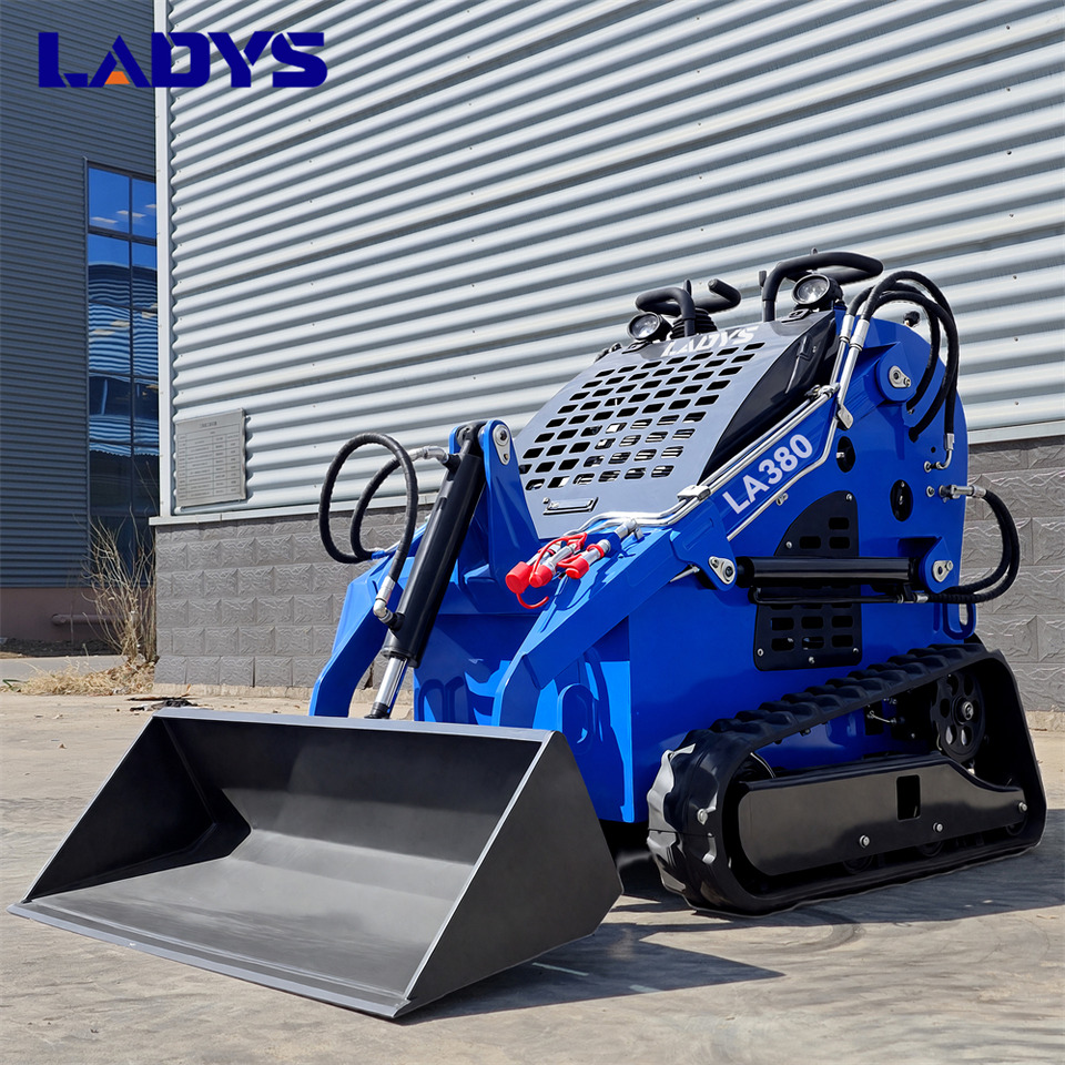LADYS Free Shipping LA380 Mini Skid Steer Loader Compact Track Diesel Cheap Mini Skid Steer Loader For Sale With Mini Skid Steer Attachments 4 In 1 Bucket - Mini nakladalec: slika 3 LADYS Free Shipping LA380 Mini Skid Steer Loader Compact Track Diesel Cheap Mini Skid Steer Loader For Sale With Mini Skid Steer Attachments 4 In 1 Bucket - Mini nakladalec: slika 3