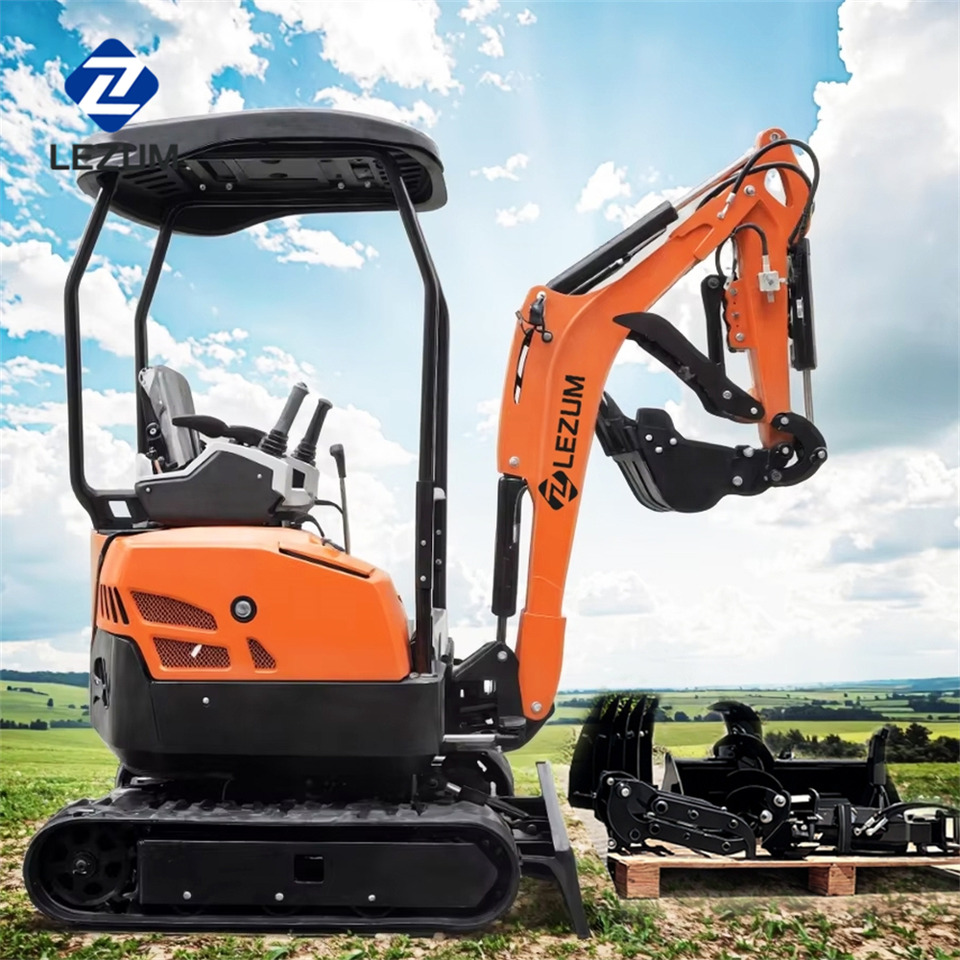 LEZUM DY18 Mini Excavator Digger Miniexcavadora EPA Kubota Engine Mini Excavator For Sale With Mini Excavator Attachment Set - Bager goseničar: slika 2 LEZUM DY18 Mini Excavator Digger Miniexcavadora EPA Kubota Engine Mini Excavator For Sale With Mini Excavator Attachment Set - Bager goseničar: slika 2
