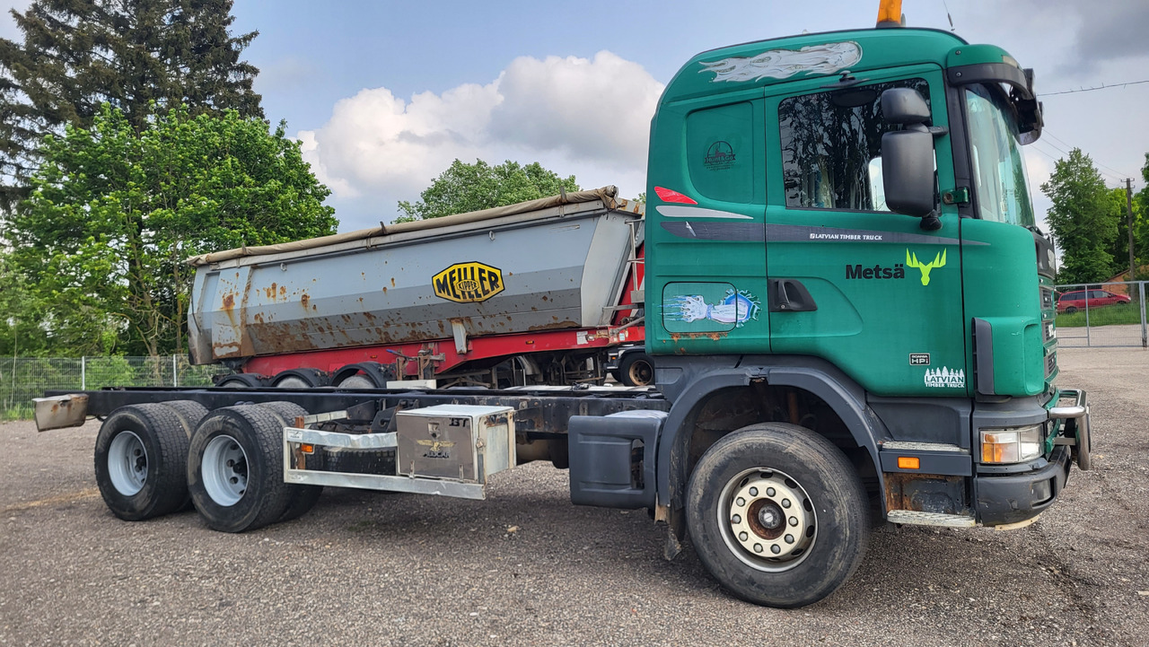 SCANIA R124 420 6X4 - Tovornjak-šasija: slika 4 SCANIA R124 420 6X4 - Tovornjak-šasija: slika 4