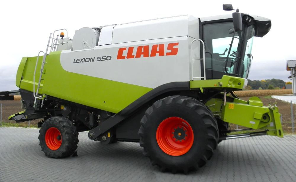 Claas Lexion 550 2005 Rok, heder V750, Najbogatsza Wersja, Nie Malowany, Stan Idealny - Kombajn harvester: slika 1 Claas Lexion 550 2005 Rok, heder V750, Najbogatsza Wersja, Nie Malowany, Stan Idealny - Kombajn harvester: slika 1