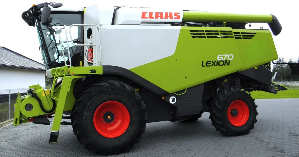 Claas Lexion 670 2019 Rok, Heder V 770, Najbogatsza Wersja, Nie Malowany, Stan Idealny - Kombajn harvester: slika 5 Claas Lexion 670 2019 Rok, Heder V 770, Najbogatsza Wersja, Nie Malowany, Stan Idealny - Kombajn harvester: slika 5