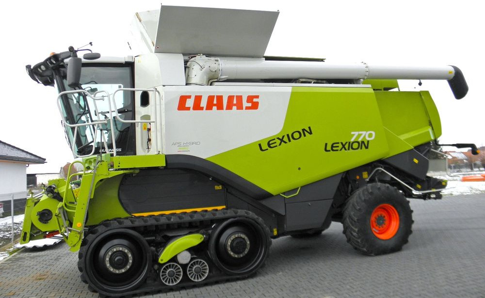 Claas Lexion 770 Terra Trac Heder V10,5, Najbogatsza Wersja, Nie Malowany, Stan Bardzo Dobry - Kombajn harvester: slika 1 Claas Lexion 770 Terra Trac Heder V10,5, Najbogatsza Wersja, Nie Malowany, Stan Bardzo Dobry - Kombajn harvester: slika 1