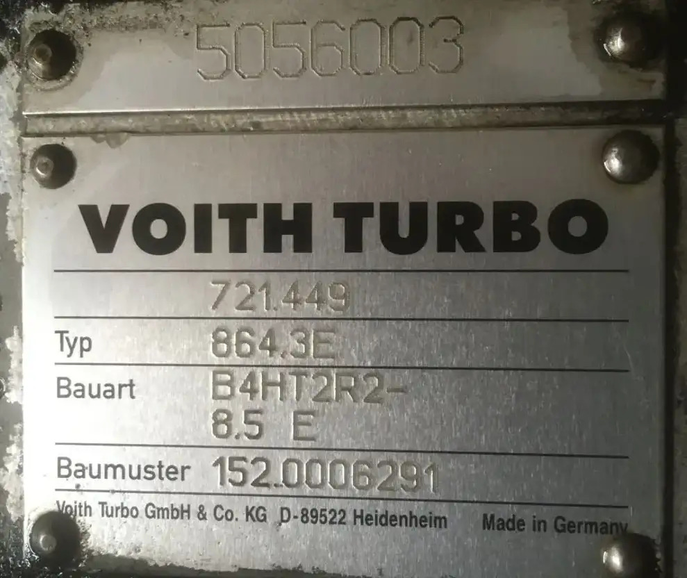 Mercedes-Benz Voith 864.3E B4HT2R2 -8.5E Mercedes Citaro Getriebe 721.449 - Transmission za Avtobus: slika 2 Mercedes-Benz Voith 864.3E B4HT2R2 -8.5E Mercedes Citaro Getriebe 721.449 - Transmission za Avtobus: slika 2