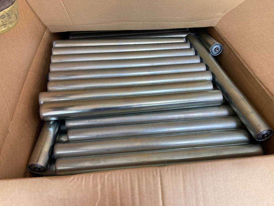 Diversen NEU 2700 Stück Tragrolle Rolle Rollex 55mm Rollbahn 600mm - Rezervni deli: slika 1 Diversen NEU 2700 Stück Tragrolle Rolle Rollex 55mm Rollbahn 600mm - Rezervni deli: slika 1