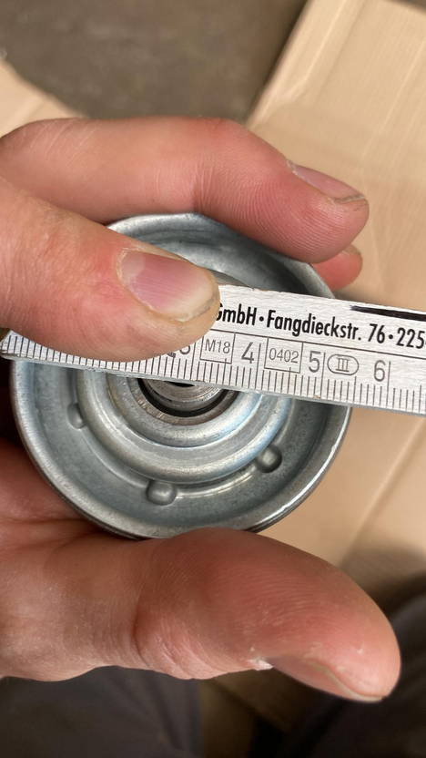 Diversen NEU 2700 Stück Tragrolle Rolle Rollex 55mm Rollbahn 600mm - Rezervni deli: slika 2 Diversen NEU 2700 Stück Tragrolle Rolle Rollex 55mm Rollbahn 600mm - Rezervni deli: slika 2