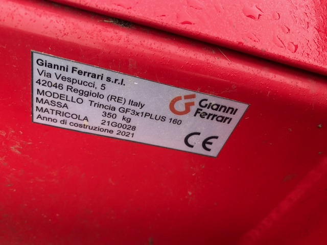 GIANNI FERRARI BROY 3/1 155 TUR - Vrtna kosilnica: slika 2 GIANNI FERRARI BROY 3/1 155 TUR - Vrtna kosilnica: slika 2