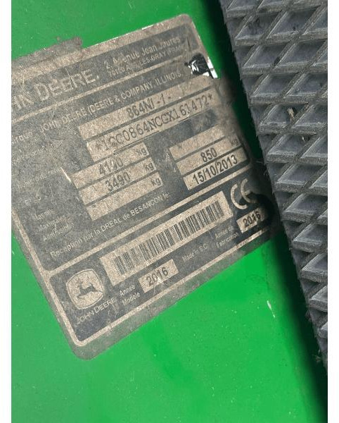JOHN DEERE 864 MAXICUT - Balirka za okrogle bale: slika 2 JOHN DEERE 864 MAXICUT - Balirka za okrogle bale: slika 2