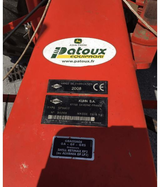 KUHN GF5902 - Obračalnik/ Zgrabljalnik: slika 3 KUHN GF5902 - Obračalnik/ Zgrabljalnik: slika 3