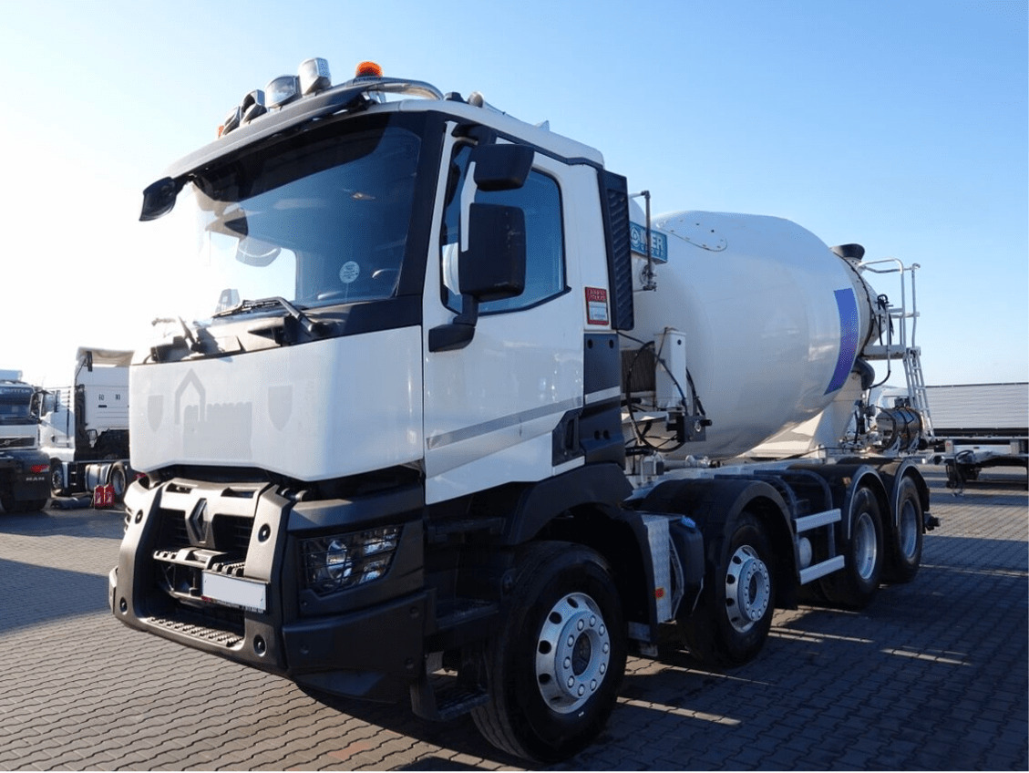 Renault C 430 8×4 Beton Mixer 9m3, TOP !!! - Avtomešalec: slika 1 Renault C 430 8×4 Beton Mixer 9m3, TOP !!! - Avtomešalec: slika 1