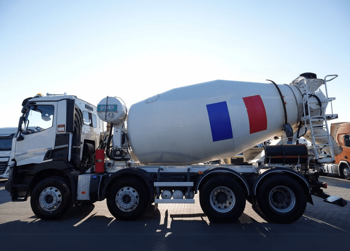 Renault C 430 8×4 Beton Mixer 9m3, TOP !!! - Avtomešalec: slika 4 Renault C 430 8×4 Beton Mixer 9m3, TOP !!! - Avtomešalec: slika 4