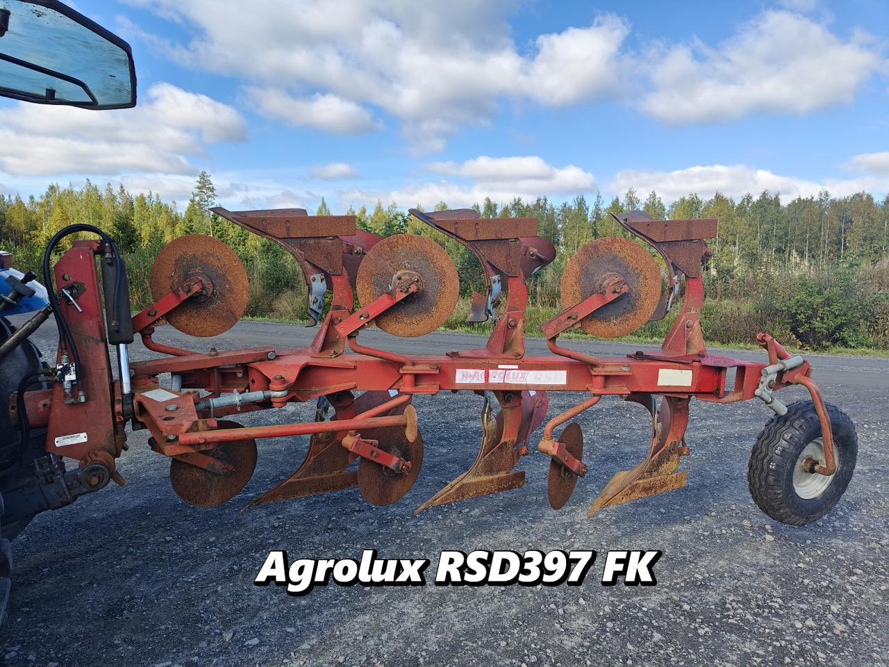Agrolux RSD397FK kääntöaura 3-siipinen kuorimet ja kiekkoleikkurit, katso video! - Plug: slika 1 Agrolux RSD397FK kääntöaura 3-siipinen kuorimet ja kiekkoleikkurit, katso video! - Plug: slika 1