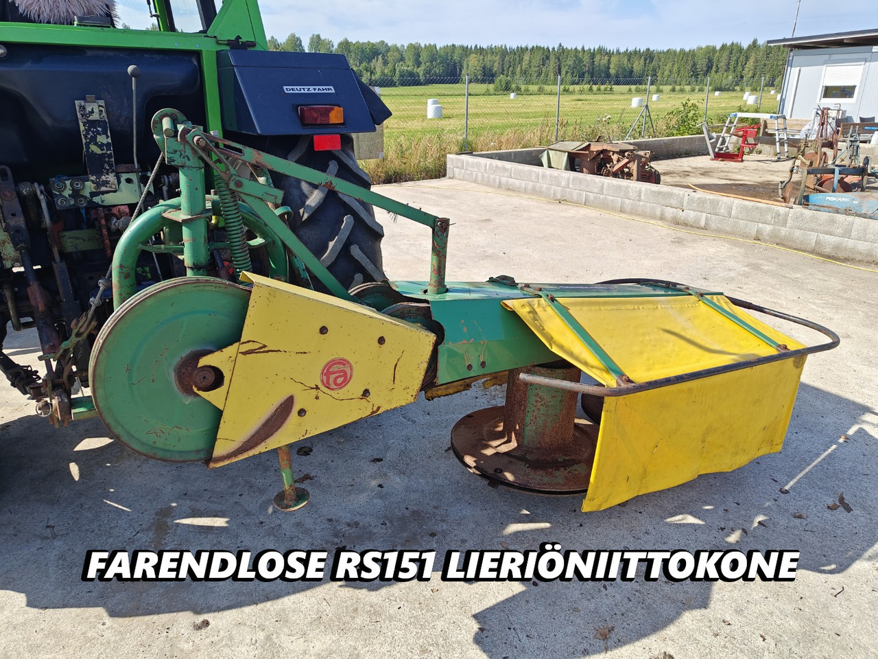 Farendlose RS151 lieriöniittokone - Kosilnica: slika 1 Farendlose RS151 lieriöniittokone - Kosilnica: slika 1