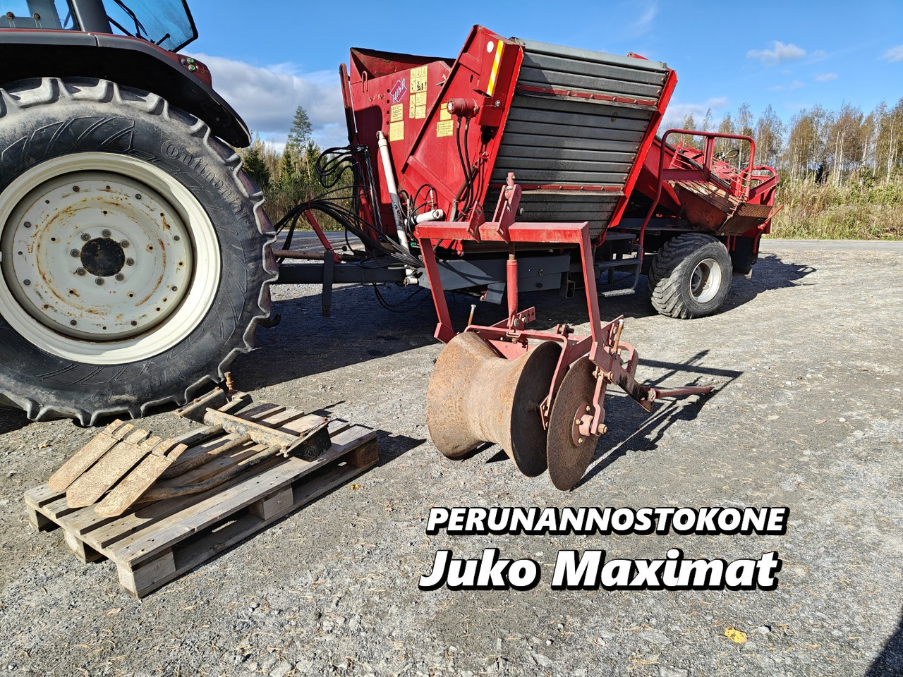 Juko Maximat perunan tai sipulin nostokone Katso video! - Kombajn za krompir: slika 1 Juko Maximat perunan tai sipulin nostokone Katso video! - Kombajn za krompir: slika 1