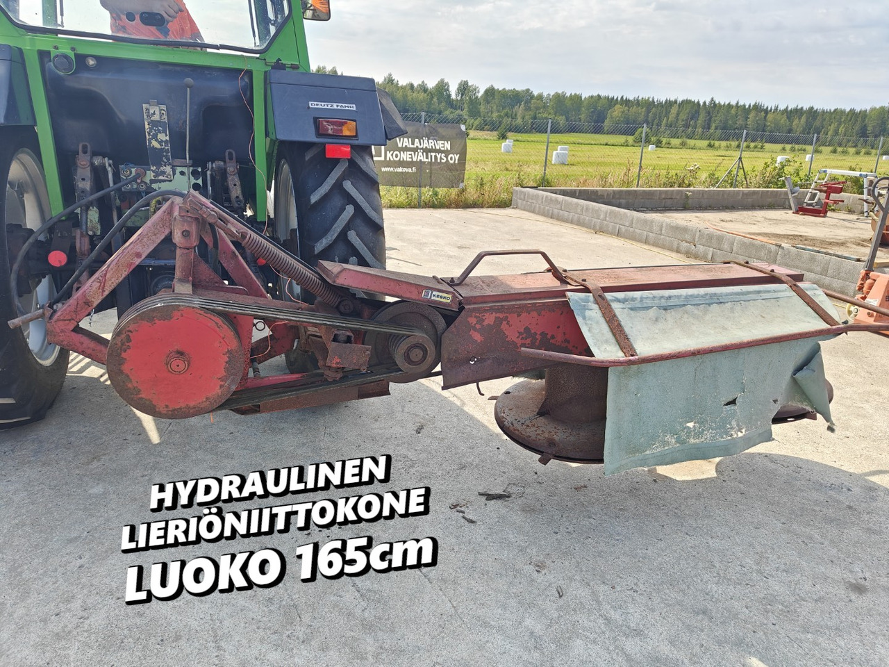 Luoko 165cm lieriöniittokone - hydraulinen - Kosilnica: slika 1 Luoko 165cm lieriöniittokone - hydraulinen - Kosilnica: slika 1