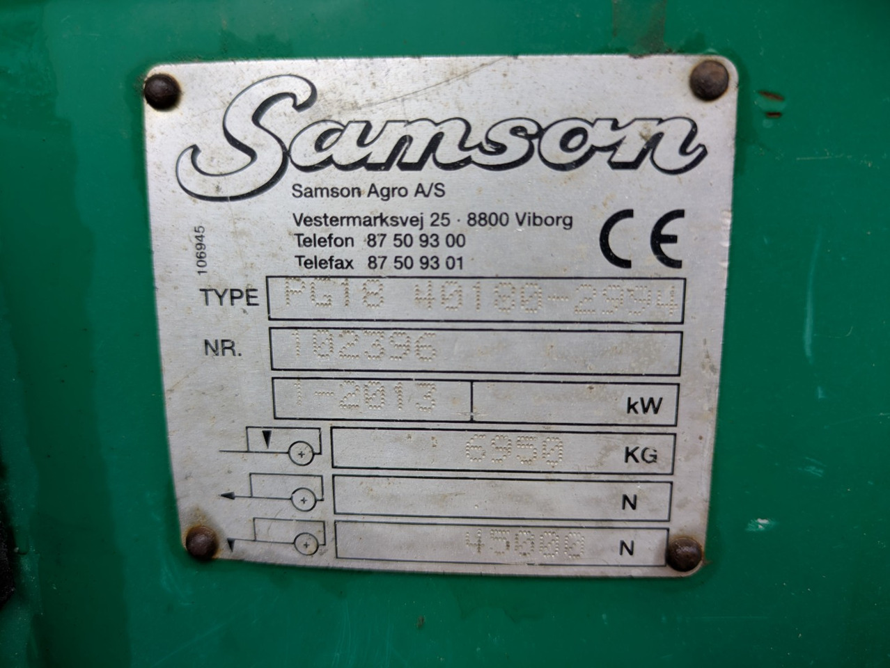 Cisterna za gnojevko SAMSON PG18: slika 24