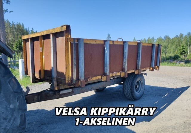 Velsa Kippikärry - 1-akselinen - KATSO VIDEO - Kmetijska kiper prikolica/ Demper: slika 1 Velsa Kippikärry - 1-akselinen - KATSO VIDEO - Kmetijska kiper prikolica/ Demper: slika 1