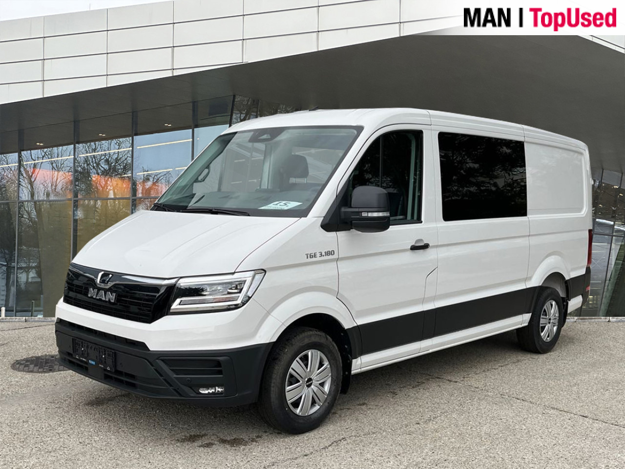 MAN TGE 3.180 4X2F SB - Furgon, Dostavno vozilo z dvojno kabino: slika 1 MAN TGE 3.180 4X2F SB - Furgon, Dostavno vozilo z dvojno kabino: slika 1