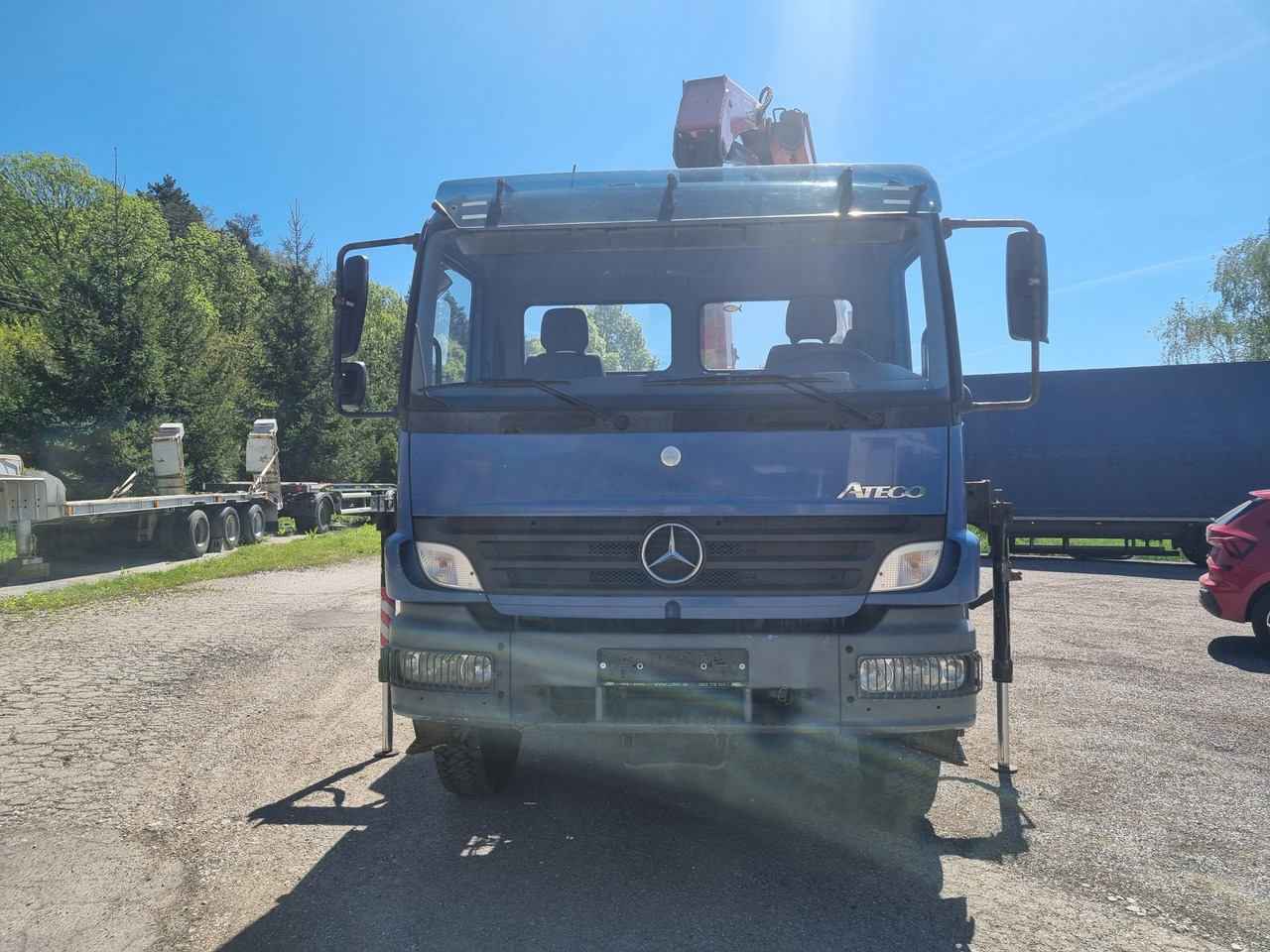 MERCEDES-BENZ 1524 4x4 + FASSI 110 RADIO CTRL + FRONT WINCH - Tovornjak s kesonom, Tovornjak z dvigalom: slika 2 MERCEDES-BENZ 1524 4x4 + FASSI 110 RADIO CTRL + FRONT WINCH - Tovornjak s kesonom, Tovornjak z dvigalom: slika 2