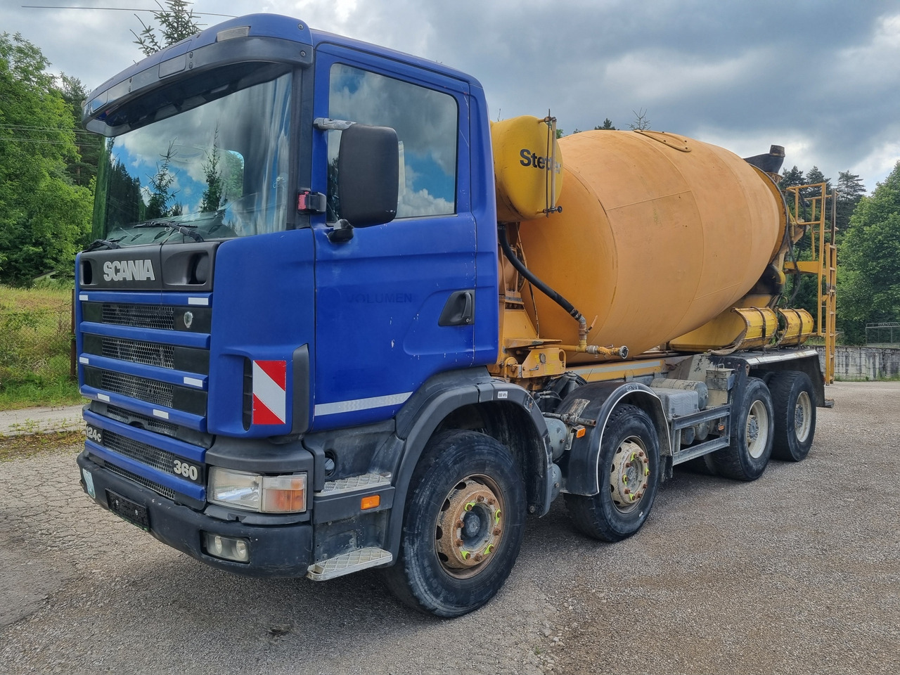 SCANIA R 124 CB8X4HZ 360 mixer - Avtomešalec: slika 1 SCANIA R 124 CB8X4HZ 360 mixer - Avtomešalec: slika 1
