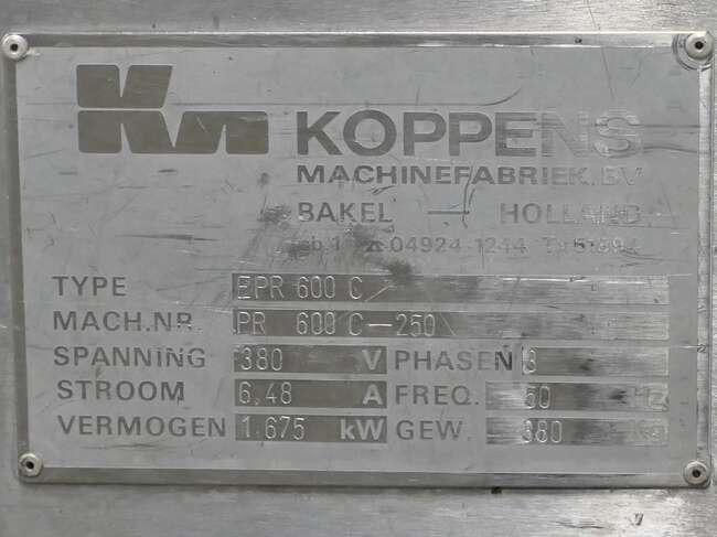 Koppens breading machine PR600C - Oprema za predelavo živil: slika 5 Koppens breading machine PR600C - Oprema za predelavo živil: slika 5
