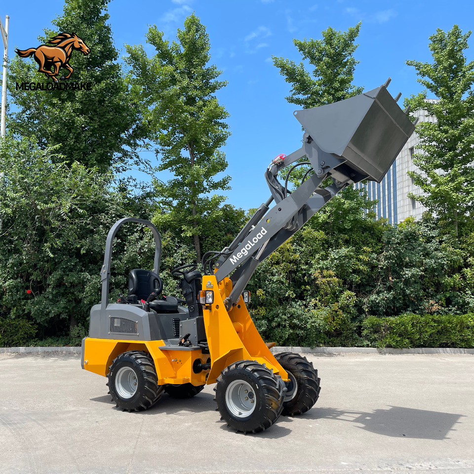 NEW WHEEL LOADER MEGALOAD AK800 Free Shipping Mini Loader Articulated Electric/D AK800 - Kolesni nakladalec: slika 2 NEW WHEEL LOADER MEGALOAD AK800 Free Shipping Mini Loader Articulated Electric/D AK800 - Kolesni nakladalec: slika 2