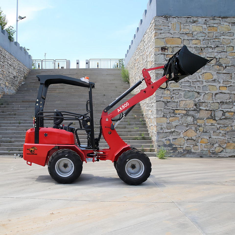 NEW WHEEL LOADER MEGALOAD AK800 Free Shipping Mini Loader Articulated Electric/D AK800 - Kolesni nakladalec: slika 4 NEW WHEEL LOADER MEGALOAD AK800 Free Shipping Mini Loader Articulated Electric/D AK800 - Kolesni nakladalec: slika 4