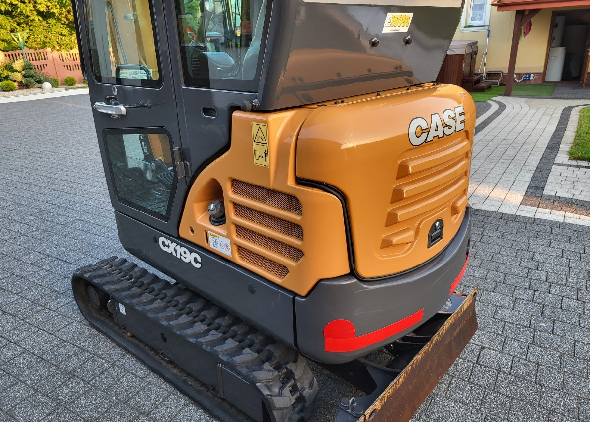 Mini bager Case CX19C Nowa Koparka: slika 19