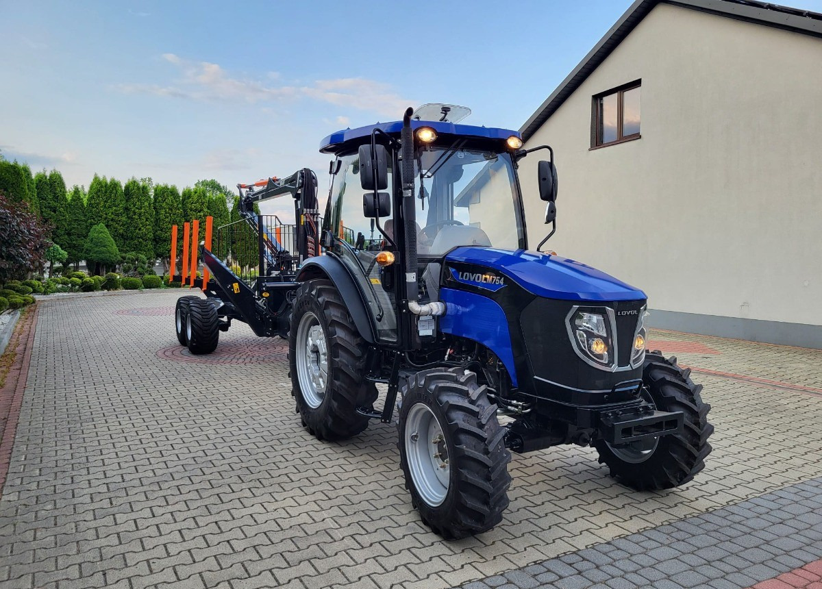 Nov Gozdarski kombajn LOVOL Zestaw Traktor LOVOL M755 Przyczepa do drewna BMF 8TPro Stan Nowy Fabryczny: slika 11