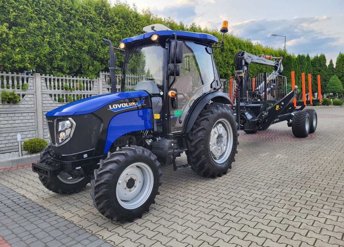 LOVOL Zestaw Traktor LOVOL M755 Przyczepa do drewna BMF 8TPro Stan Nowy Fabryczny - Gozdarski kombajn: slika 2 LOVOL Zestaw Traktor LOVOL M755 Przyczepa do drewna BMF 8TPro Stan Nowy Fabryczny - Gozdarski kombajn: slika 2
