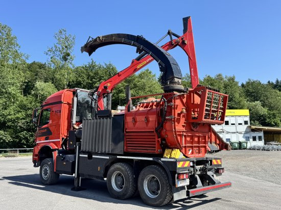 Mercedes-Benz ACTROS 6x4 DONAR 5810K ? Hack-LKW / Mobilhacker | TCS Umwelttechnik - Tovornjak, Lesni sekalnik: slika 3 Mercedes-Benz ACTROS 6x4 DONAR 5810K ? Hack-LKW / Mobilhacker | TCS Umwelttechnik - Tovornjak, Lesni sekalnik: slika 3