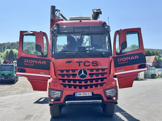 Mercedes-Benz ACTROS 6x4 DONAR 5810K ? Hack-LKW / Mobilhacker | TCS Umwelttechnik - Tovornjak, Lesni sekalnik: slika 4 Mercedes-Benz ACTROS 6x4 DONAR 5810K ? Hack-LKW / Mobilhacker | TCS Umwelttechnik - Tovornjak, Lesni sekalnik: slika 4