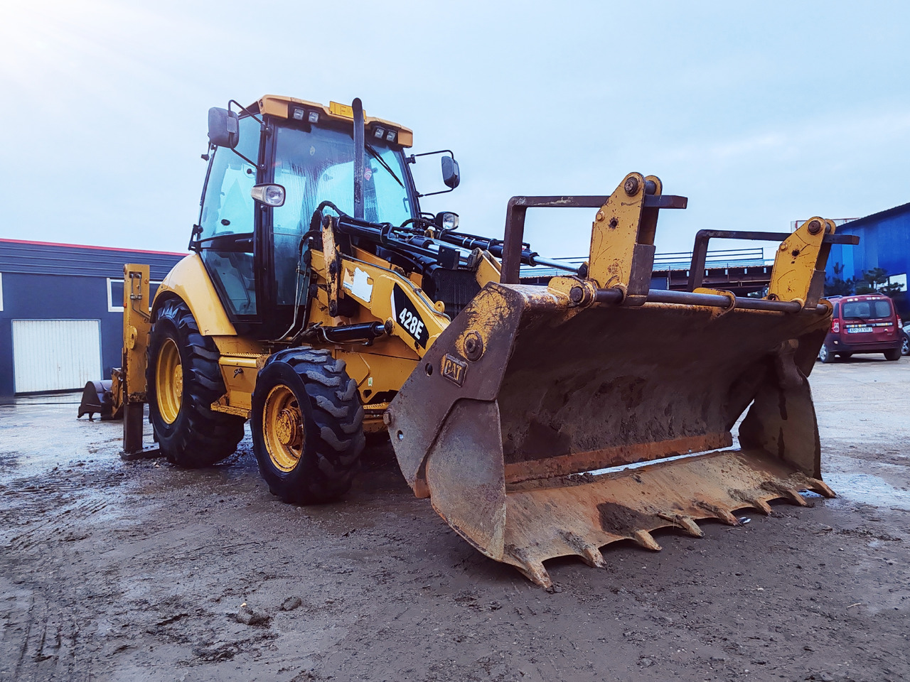 CATERPILLAR 428E - Bager nakladalec: slika 4 CATERPILLAR 428E - Bager nakladalec: slika 4