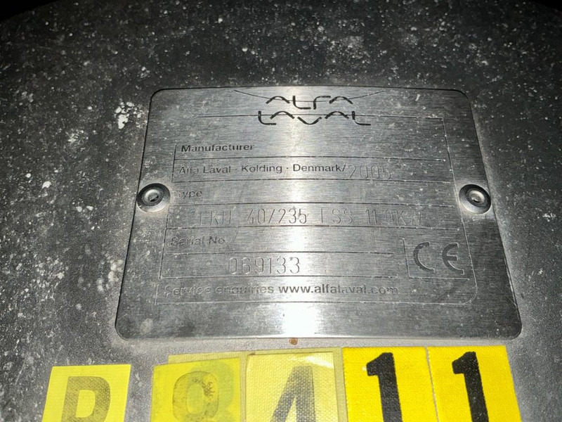 Alfa Romeo Laval LKH40/235 FSS - Zračni kompresor: slika 4 Alfa Romeo Laval LKH40/235 FSS - Zračni kompresor: slika 4