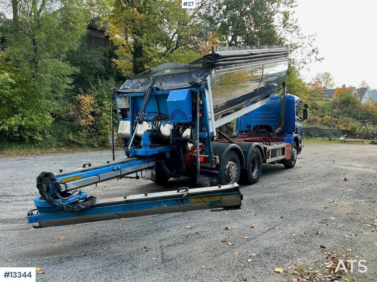 2002 Scania P94G asphalt sprider WATCH VIDEO - Brizgalka za bitumen: slika 3 2002 Scania P94G asphalt sprider WATCH VIDEO - Brizgalka za bitumen: slika 3