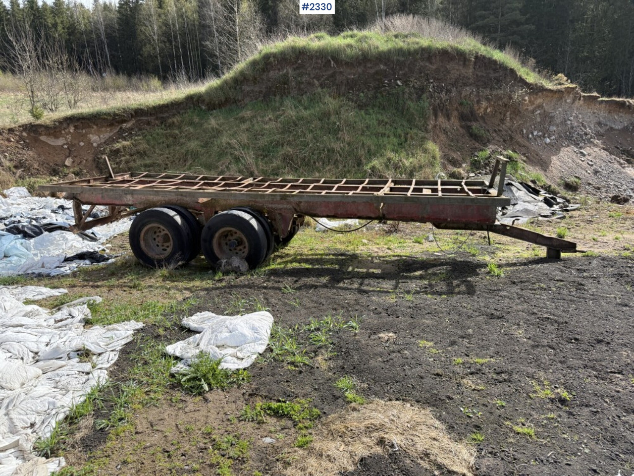 Kmetijska kiper prikolica/ Demper Bale transport Boggie: slika 6