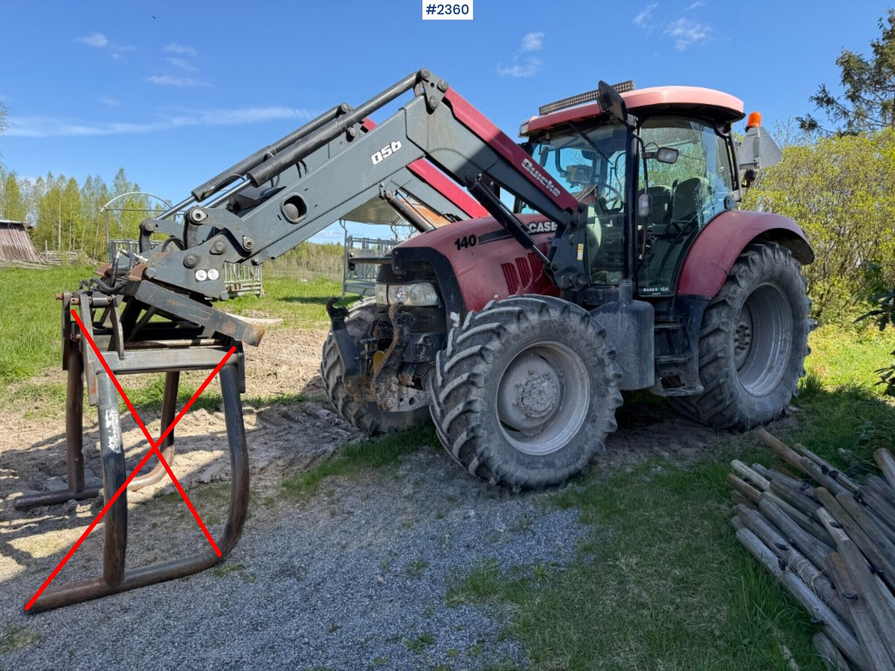 Tractor, Case IH Maxxum 140 - Traktor: slika 1 Tractor, Case IH Maxxum 140 - Traktor: slika 1
