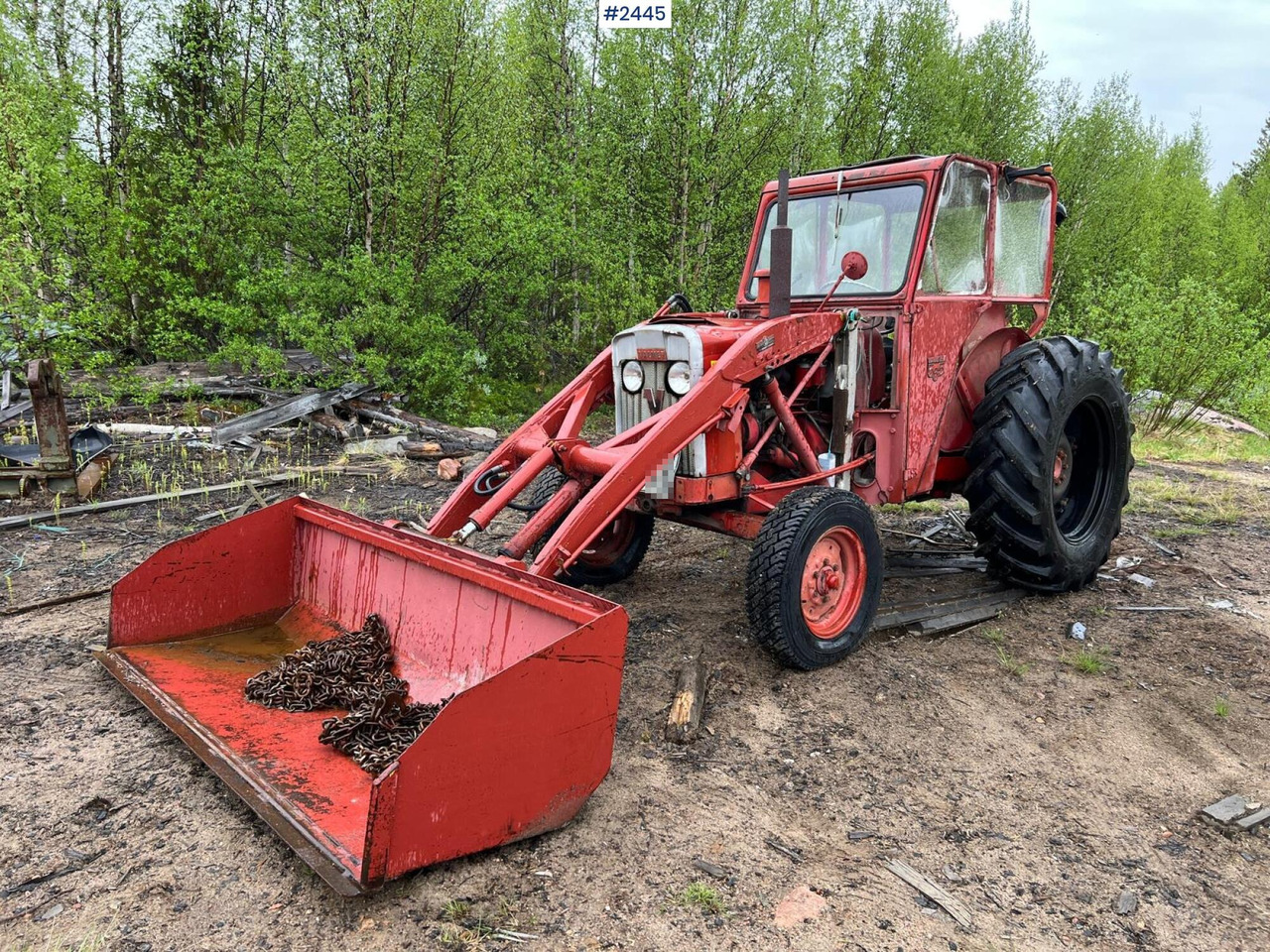 VALMET 565 Tractor with bucket - Traktor: slika 1 VALMET 565 Tractor with bucket - Traktor: slika 1