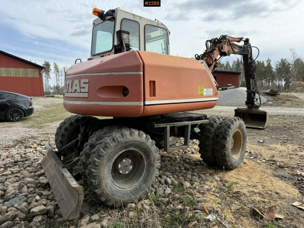 Wheeled excavator Atlas 1004 with attachments - Bager na kolesih: slika 4 Wheeled excavator Atlas 1004 with attachments - Bager na kolesih: slika 4