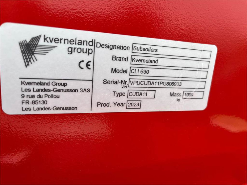 Kverneland CLI 630 - Rahljalnik: slika 5 Kverneland CLI 630 - Rahljalnik: slika 5
