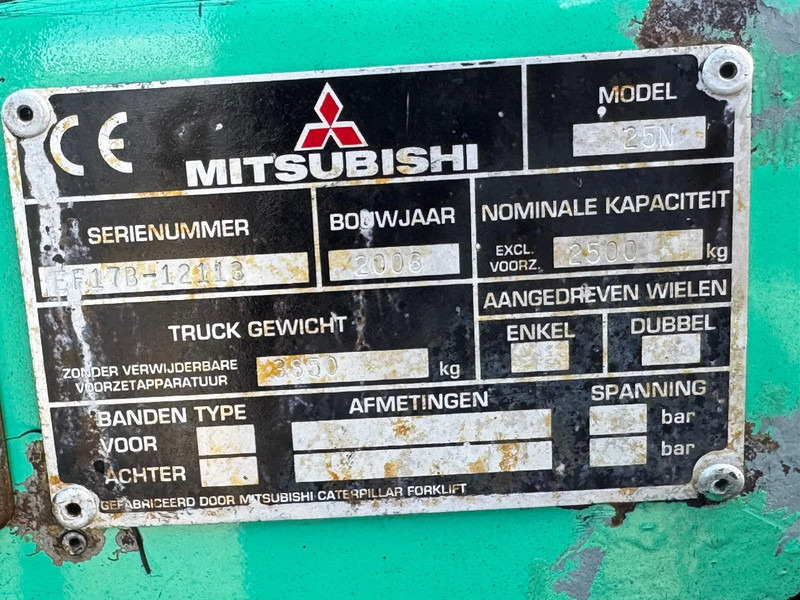 Viličar Mitsubishi Triplo Freelift FG25N: slika 11