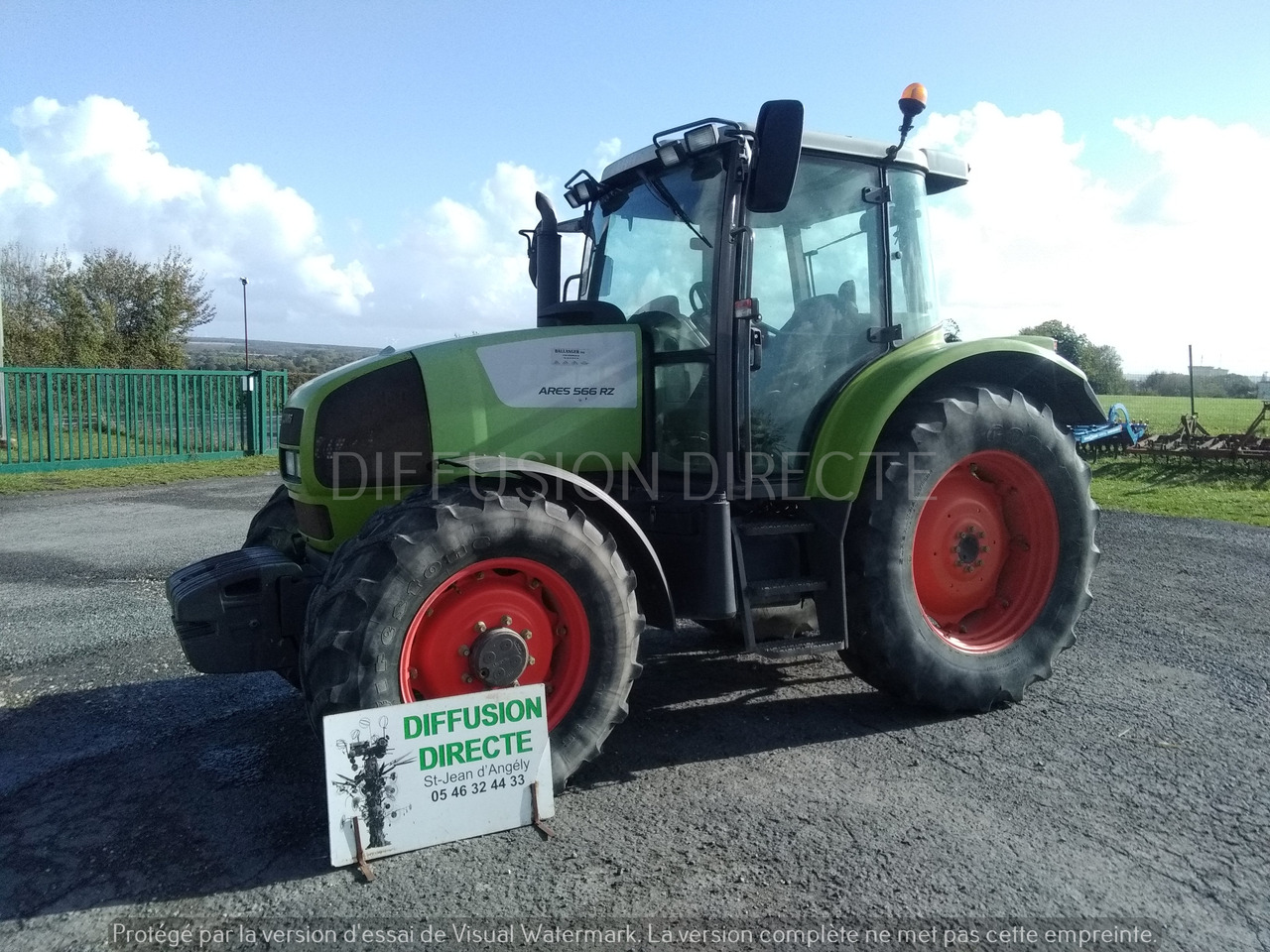 CLAAS TRACTEUR AGRICOLE ARES 566 RZ - Traktor: slika 1 CLAAS TRACTEUR AGRICOLE ARES 566 RZ - Traktor: slika 1