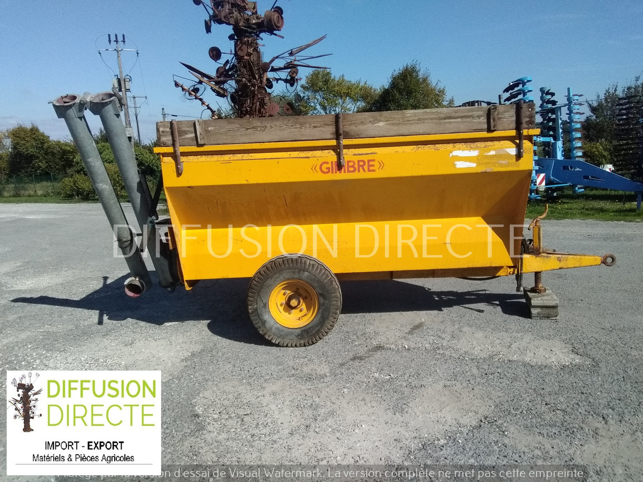 GIMBRE TOMBEREAU 4000 - Kiper prikolica: slika 1 GIMBRE TOMBEREAU 4000 - Kiper prikolica: slika 1