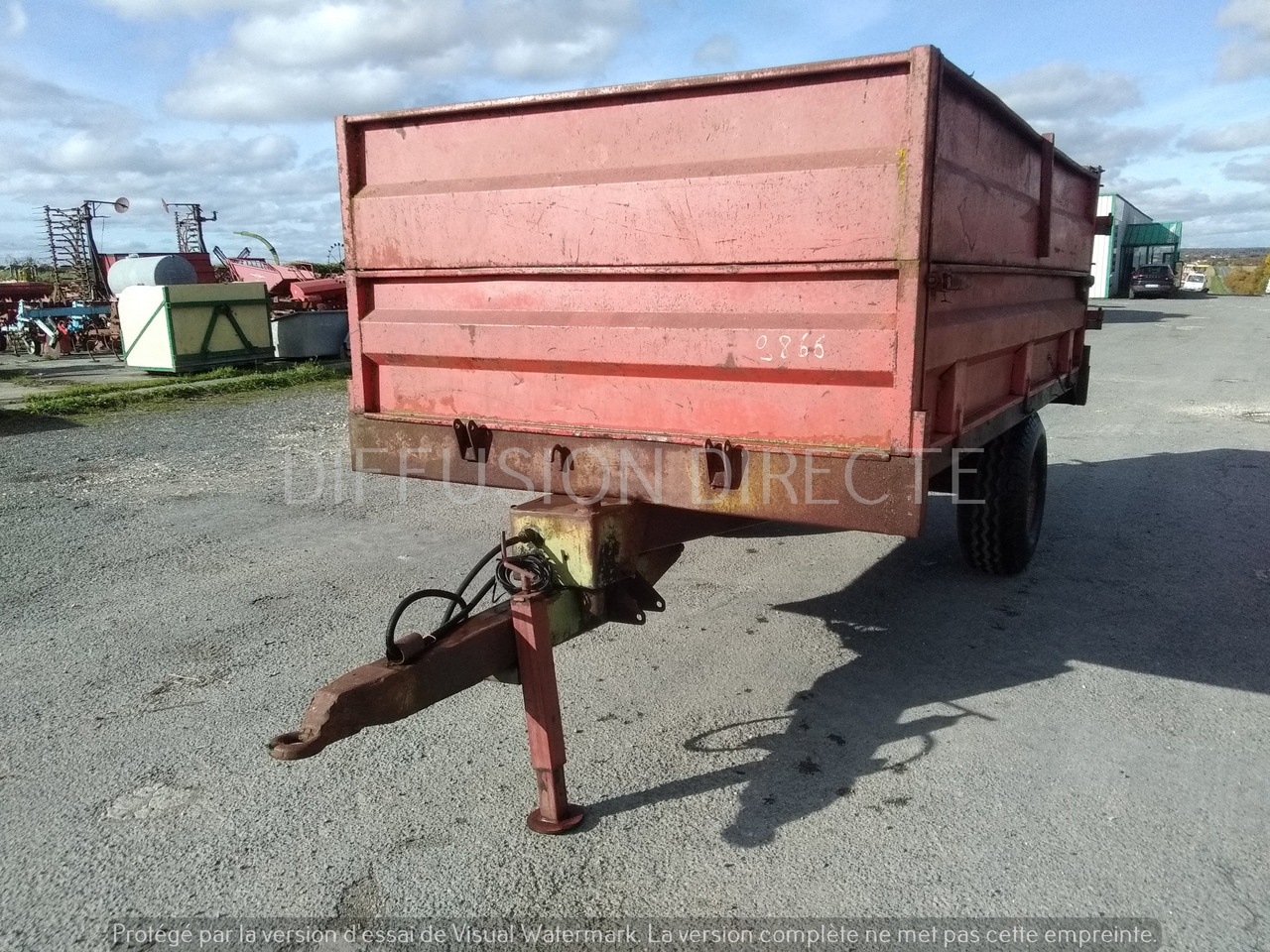 GOYER-CEMA BENNE AGRICOLE 49 - Plato/ Tovorna prikolica: slika 3 GOYER-CEMA BENNE AGRICOLE 49 - Plato/ Tovorna prikolica: slika 3