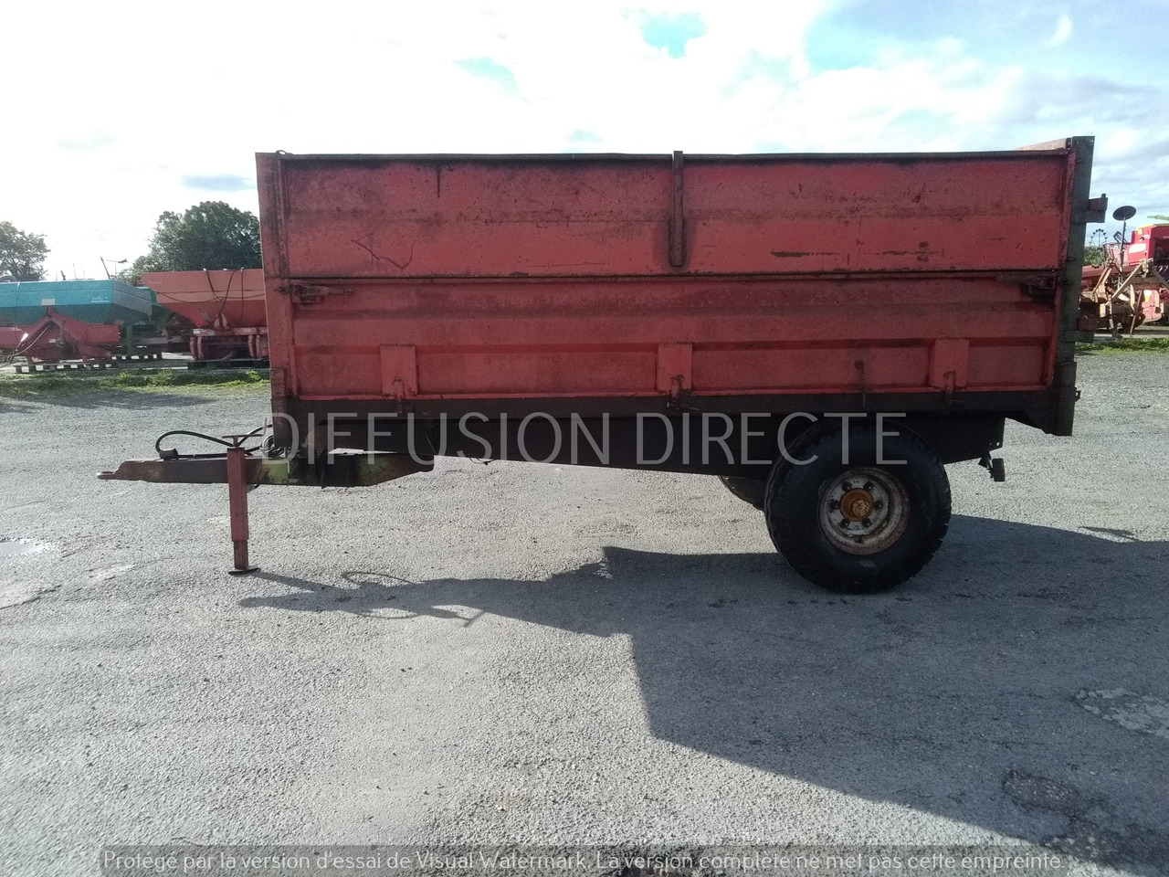 GOYER-CEMA BENNE AGRICOLE 49 - Plato/ Tovorna prikolica: slika 2 GOYER-CEMA BENNE AGRICOLE 49 - Plato/ Tovorna prikolica: slika 2