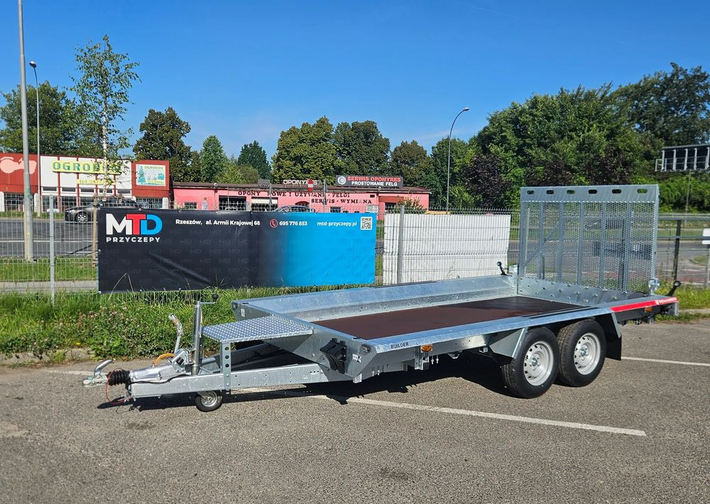 TEMARED BUILDER 3 4018 S 2 oś - Prikolica za prevoz strojev: slika 1 TEMARED BUILDER 3 4018 S 2 oś - Prikolica za prevoz strojev: slika 1