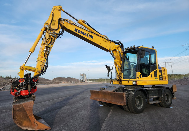 KOMATSU PW148-8 Rototilt R6 - Bager na kolesih: slika 1 KOMATSU PW148-8 Rototilt R6 - Bager na kolesih: slika 1