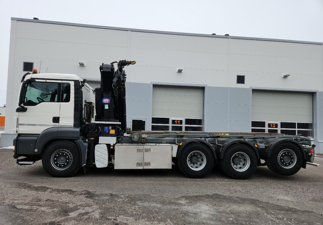 MAN TGS 35.480 8x4 - Tovornjak - kabelski sistem, Tovornjak z dvigalom: slika 2 MAN TGS 35.480 8x4 - Tovornjak - kabelski sistem, Tovornjak z dvigalom: slika 2