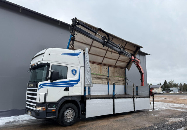 Scania144G 6x2 *Juuri Katsastettu* - Tovornjak z dvigalom: slika 1 Scania144G 6x2 *Juuri Katsastettu* - Tovornjak z dvigalom: slika 1