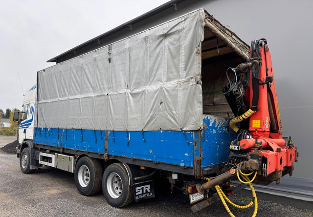 ScaniaScania 144G 6x2 - Tovornjak zabojnik, Tovornjak z dvigalom: slika 4 ScaniaScania 144G 6x2 - Tovornjak zabojnik, Tovornjak z dvigalom: slika 4