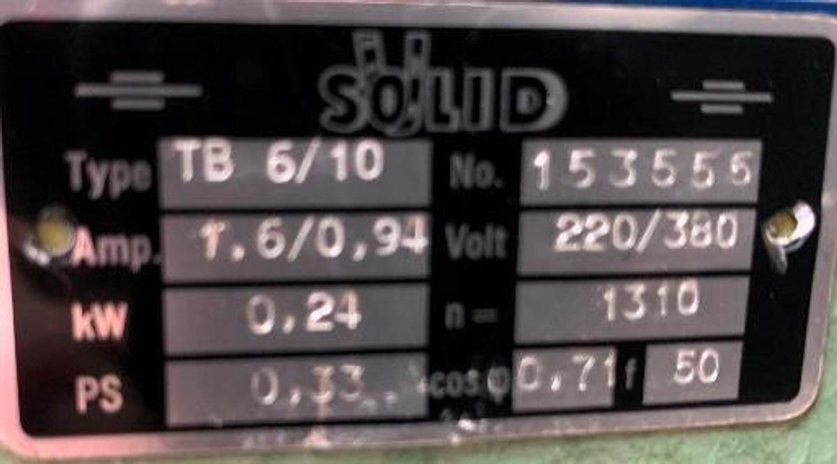 Tischbohrmaschine SOLID - Namizni vrtalni stroj: slika 2 Tischbohrmaschine SOLID - Namizni vrtalni stroj: slika 2